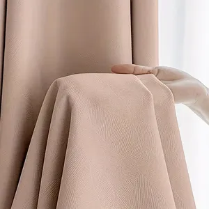 Tenda in Poliestere Rosa Pallido Insonorizzante di Alta Qualità, Oscurante, Spessa, Jacquard con Motivi Floreali <span class=keywords><strong>per</strong></span> Soggiorno e Camera da Letto di Ragazze Moderne - Product Image 1