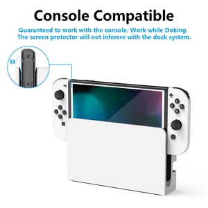 Protector de Pantalla de Vidrio Templado Transparente Super Resistente para Consola Nintendo Switch OLED, Película Protectora para Tablet - Product Image 6