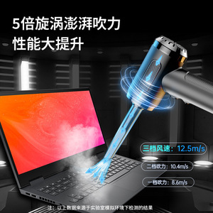 Aspiradora de mano con motor sin escobillas de 50000 rpm, recargable, portátil, para uso doméstico y en el coche - Product Image 4