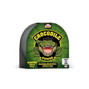 BANDE CROCODILE PATTEX GRIGIO 20mt - Product Image 1