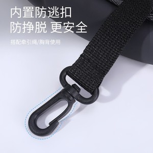Sac de transport pour animaux de compagnie, bandoulière, maille respirante, petit porte-chien, couleur rouge et noir, forme semi-circulaire - Product Image 5