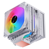 SNOWMAN 280W TDP 8 caloducs refroidisseur d'air CPU refroidisseurs CPU uniques avec radiateur de ventilateurs de refroidissement PC pour des opérations CPU lisses