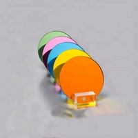 Disques acryliques de couleur pastel, cercles ronds en plastique personnalisés