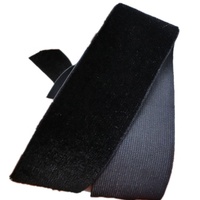 1-4CM Velours Noir Ruban Élastique Coloré Solide Polyester Simple Face Haute Stretch Motif Composé Tissu de Soie 3.8cm