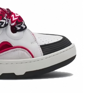 Fashionable trend round-toe sneakers with American hip-hop style, breathable thick-soled lace-up casual <b>shoes</b>, skateboard <b>shoes</b> - Product Image 1