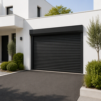 Panneau de porte à enroulement isolé moderne en acier moussé de 77 mm avec vis pour applications industrielles, entrepôts, garages et devantures de magasins