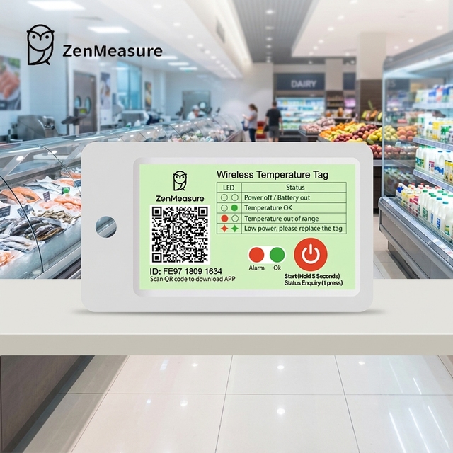 ZenMeasure Wholesale Hot Dustproof Wireless Temperature Logger with Data Storage for Transit Monitoring After Sales Support