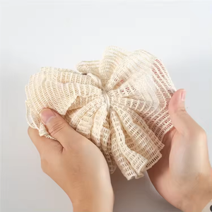 Éponge <span class=keywords><strong>de</strong></span> <span class=keywords><strong>Douche</strong></span> Multi-usages en Ramie 100 % Naturelle Eco, Gant <span class=keywords><strong>de</strong></span> Gommage Léger pour le Corps, Loofah avec Sac en Nylon PE Polyester - Product Image 5
