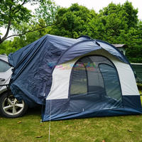 Tente de voiture personnalisée Oem Odm Designs Tentes pliantes pour camping en plein air Tente de camping robuste pour voiture avec poteau en tissu personnalisé