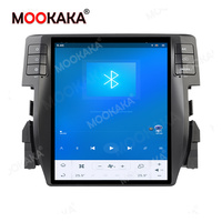 Harga Pabrik Android 11.0 8 + 128GB TESLA STYLE untuk Honda Civic 2016 2017 2018 2019 Pemutar Multimedia Auto Radio Mobil Stereo DVD