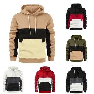 D0802ME57 Precio al por mayor Chándal de talla grande Conjunto deportivo de dos piezas Sudaderas con capucha de <span class=keywords><strong>color</strong></span> sólido para hombre Sudaderas Sehefashion - Product Image 2