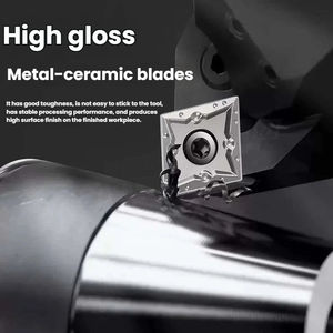 Pastilha de Torneamento Externo CCMT097308 de Metal Duro com Diamante de 80 Graus e Furo, Revestida com Nitreto de Titânio, Dureza HRC20-60 - Product Image 4