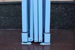 Outdoor Light Blue Four-season Portable Folding <b>Tent</b> 2.5X5M Steel <b>Frame</b> Easy Fold for Commercial Advertising - Product Image 6