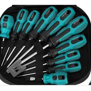 Tournevis en matériau CRV avec aimant puissant, tournevis à tête cruciforme/plaine, outils pour l'entretien ménager - Product Image 1