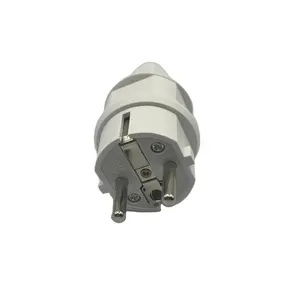 good price electrical plug 250v 16a grounded male plug and eu Standard hollow pin Plugs & Sockets