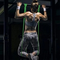 Venta caliente Gedeng 2080 Anillo de látex Cinturón de entrenamiento de fitness transfronterizo con cuerda de tensión elástica para ejercicios de dominadas Entrenamientos