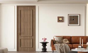 Fabbrica Cinese di Porte WPC: Porte Interne Moderne Grigie a Tutta Altezza Impermeabili per Camera da Letto e Sala da Pranzo con Telaio e Ferramenta - Product Image 2