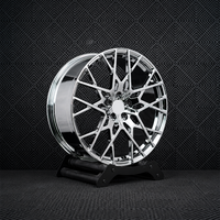 Jantes forgées à rayons croisés chromées personnalisées 17-24 pouces 5x112 5x114.3 5x120 pour Lexus GS Toyota Crown Nissan Fuga