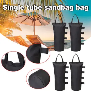 Water/sand Filled Fixed Bag Outdoor Folding Pop Up Tent Awning Canopy Feet Parasol Bag Large Capacity Windproof Weight Sandbag