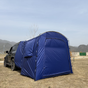 Tente de hayon de voiture, tente de camping <span class=keywords><strong>pour</strong></span> 2 personnes <span class=keywords><strong>pour</strong></span> SUV, <span class=keywords><strong>auvent</strong></span> de voiture imperméable en Oxford 210D avec moustiquaires <span class=keywords><strong>pour</strong></span> les voyages en plein air, le camping - Product Image 6