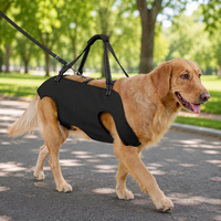 Harnais d'assistance pour chiens handicapés, réglable, conception poitrine-dos, en tissu Oxford, aide à la montée d'escaliers pour chiens âgés et blessés
