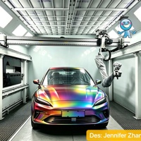 Solución Robótica de Alta Eficiencia para Pintura de Automóviles, Cabina de Pintura con Pantalla Táctil Externa, Control con un Clic, Motor Visualizado