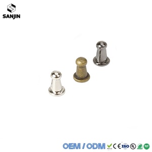 Rivets bouton <span class=keywords><strong>de</strong></span> 4 mm pour la <span class=keywords><strong>maroquinerie</strong></span>, clous à tête, rivets à vis en métal pour vêtements en cuir - Product Image 3