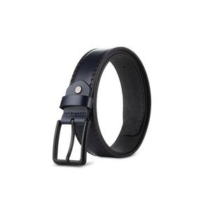 Ceinture décontractée en cuir véritable 100% de qualité supérieure pour homme, accessoire quotidien de qualité exceptionnelle, alliant confort et durabilité - Product Image 2