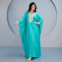 Costume de danse du ventre blanc Baladi, ensemble 2 pièces, longue robe kaftan arabe, robe intérieure, tenue de performance et d'entraînement