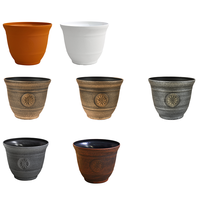 Jardinières de patio en plastique, pot de balcon pour plantes bonsaï, grand pot de fleurs d'extérieur, pot d'intérieur
