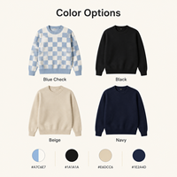 Pulls Homme Personnalisés Tricotés pour Automne Hiver, Maille Décontractée pour Hommes avec Décoration Logo