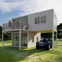 Conteneur flexible préfabriqué pour maison, entrepôt, bureau, stockage – Tailles personnalisées, installation facile, amovible pour voiture