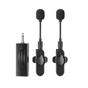 Microphone de jeu sans fil professionnel <span class=keywords><strong>pour</strong></span> iPhone, iPad, microphone à condensateur omnidirectionnel sans fil, microphone cravate - Product Image 1