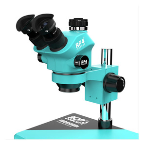 RF4 RF-7050Pro 7-50X Microscopio Trioculare Sincronizzato per Riparazione Componenti Elettronici PCB con Manopola di Ingrandimento a 6 Velocità e Blocco - Product Image 3