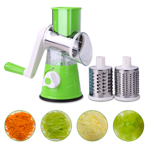 <strong>Multi</strong>-functional Manual Vegetable Fruit Cutter Potato Shred <strong>Grater</strong> Stainless Steel Round Slicer Kitchen Accessories Cooking Tool - Product Image 3