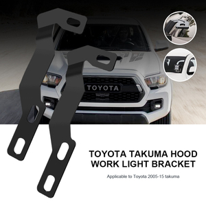 Support de fixation de phare de travail LED pour capot de voiture Toyota Tacoma 2005-2015, support de lampe spot - Product Image 6
