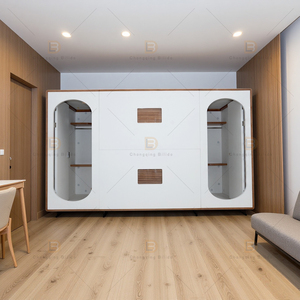 Cama de madera de doble Cápsula de diseño moderno espacio independiente para jóvenes para hostales casas de huéspedes Hoteles Apartamentos muebles de dormitorio - Product Image 1