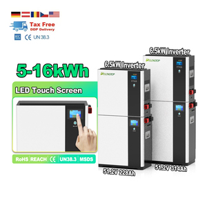 Sistema de Almacenamiento de Energía Solar Todo en Uno de 6.2KW, Batería Apilable de 16KWh/32KWh con Sistema Híbrido Expandible para el Hogar, LFP51300 de Alta Capacidad (5 - Product Image 2