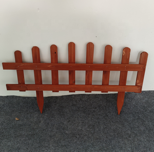 سياج من الخشب الصلب الطبيعي سهل التجميع والفناء الخارجي للحديقة وسرير زهور ومخطط للخضروات - Product Image 3