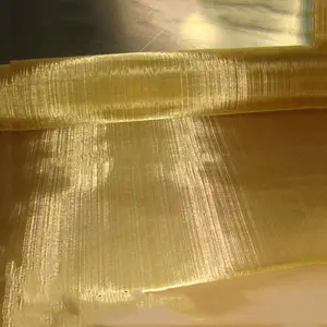 Tela de malha tecido de fio liso de cobre para o filtro