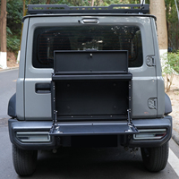 Boîte de rangement arrière en acier pour Suzuki Jimny JB64 JB74 3/5 portes, accessoires tout-terrain Maiker, installation facile, style sportif