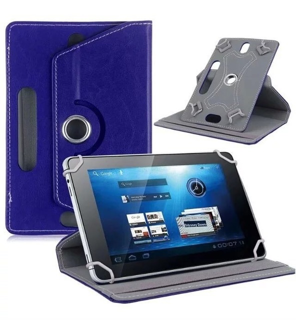 Cheap 360 Rotating Kickstand Shockproof ProtectiveTablet Computer PC Universal 7 8 10 Inch PU Leather Tablet Case