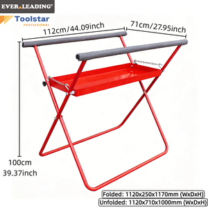 Banc de travail pliable robuste et portable avec plateau à outils, coussin en mousse EPE, pieds antidérapants et tubes en acier - Support de réparation de <span class=keywords><strong>carrosserie</strong></span> automobile - Product Image 2