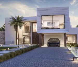 บ้านสำเร็จรูปโครงเหล็กเบา 2 ชั้น โมเดิร์น บ้านแบบโมดูลาร์ขนาดเล็ก ได้รับการรับรองมาตรฐาน CE บ้านสำเร็จรูป 3-4 ห้องนอน - Product Image 3