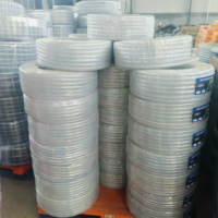 Tuyau d'irrigation en PVC transparent haute pression de 100 m, durable, flexible, écologique, non toxique, avec renfort en fibre tressée