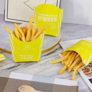 Imballaggio alimentare monouso Design personalizzato <span class=keywords><strong>patatine</strong></span> <span class=keywords><strong>fritte</strong></span> porta via contenitore di imballaggio scatola Snack - Product Image 6