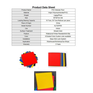 Revêtement de sol en PVC absorbant les chocs, de qualité supérieure et à <span class=keywords><strong>prix</strong></span> de gros, pour garage et abri, installation par clic, antidérapant - Product Image 3
