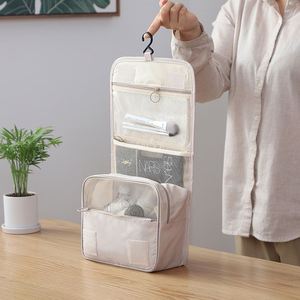 Sac de toilette suspendu de voyage Wsy 2025 de haute qualité pour maquillage et cosmétiques avec pochette - Product Image 4