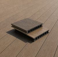 Revêtement de terrasse en WPC ignifuge, antidérapant, imperméable, à grain de bois 3D, pour jardin, piscine, terrasse