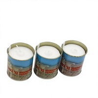 Lilin Yahrzeit Grosir 24 Jam dalam Wadah Kaleng, Lilin Kenangan Yahudi Ner Neshama Tanpa Aroma, Langsung dari Pabrik, MOQ, Mendukung Label OEM